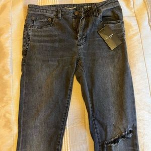 Saint Laurent Brand New Black Skinny Jeans